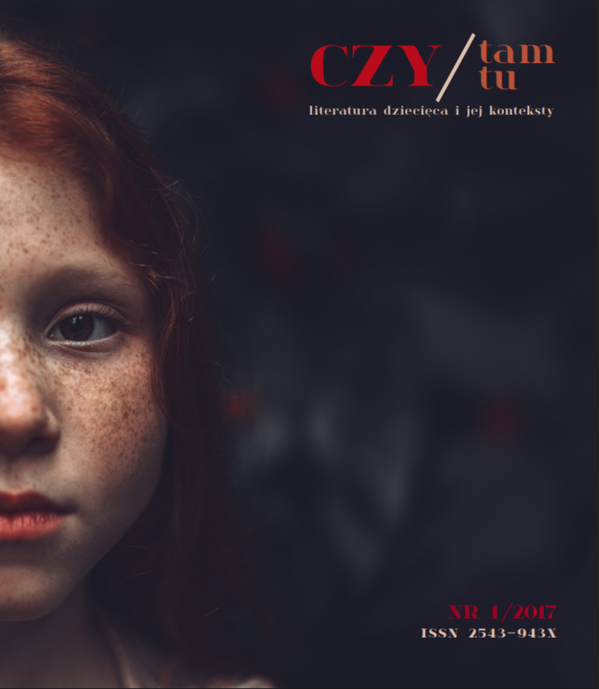 Okładka czasopisma Czy/tam/czy/tu nr 1 2017